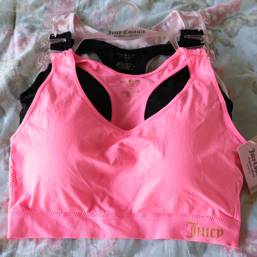 Juicy couture Set of 3 sports bras
